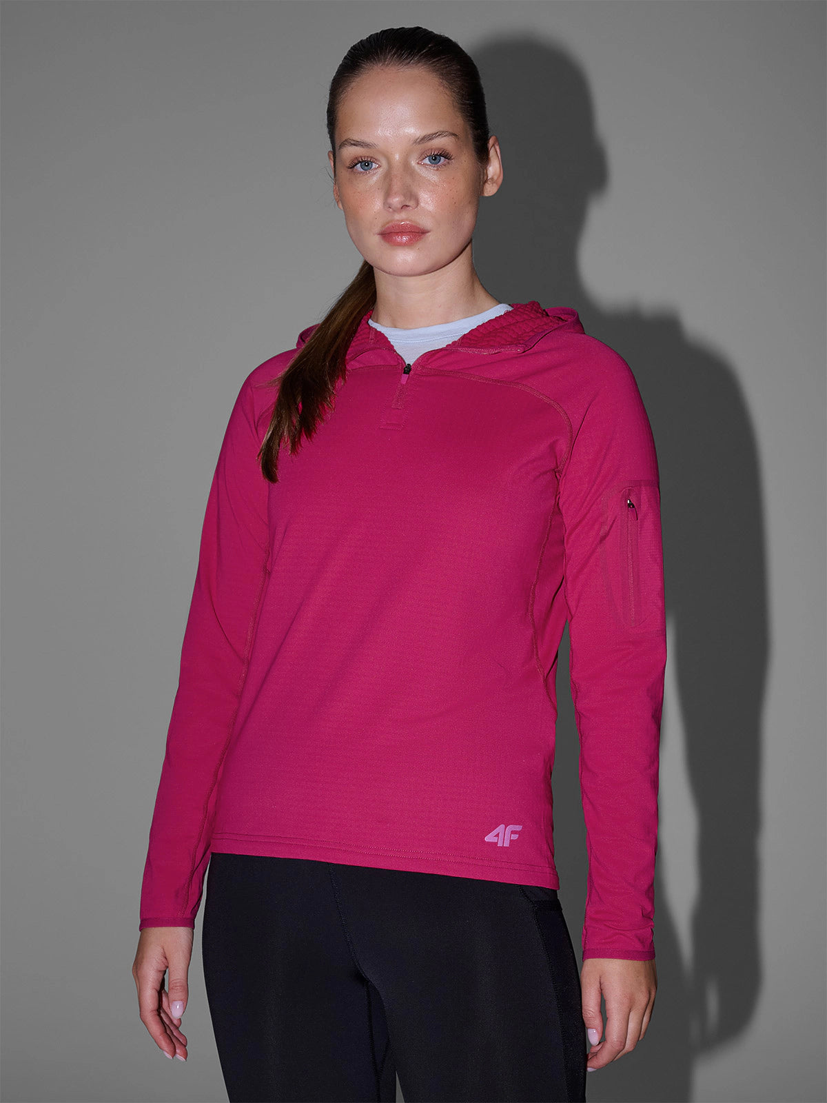 Bluza trekkingowa regular szybkoschnąca damska