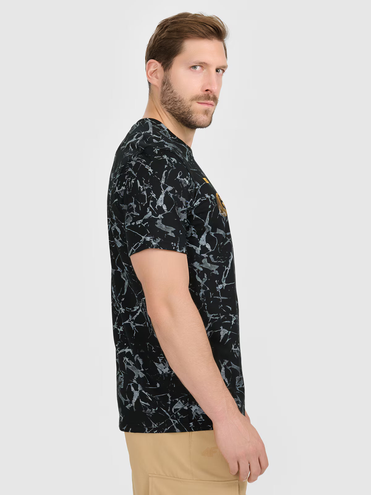 T-shirt regular z nadrukiem męski