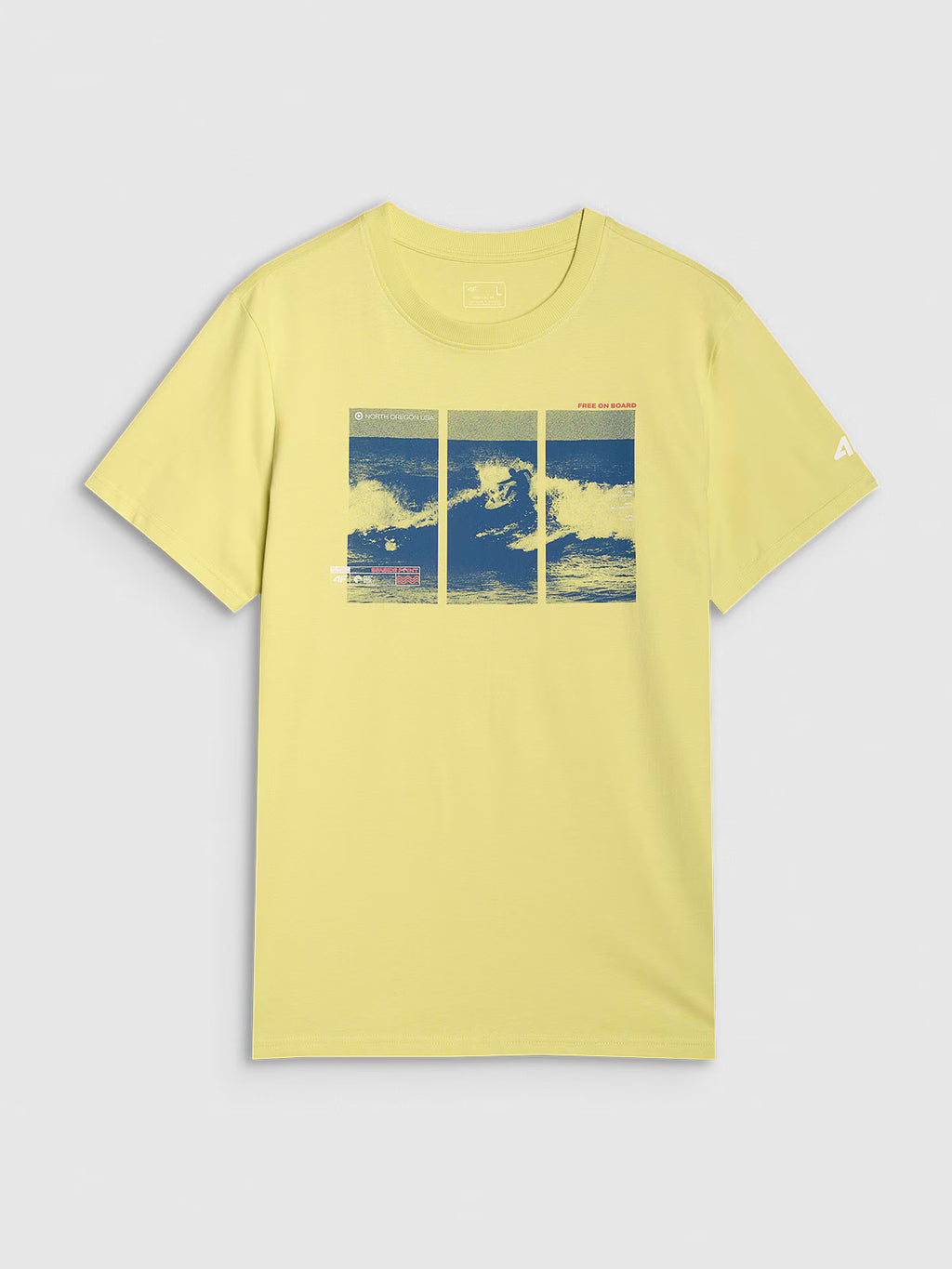 T-shirt regular z nadrukiem męski