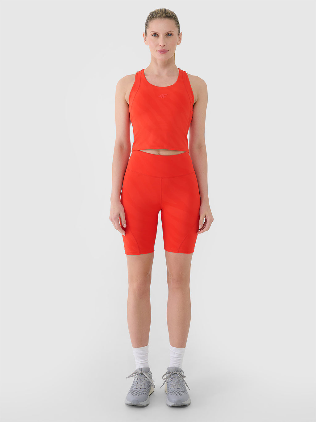 Crop top treningowy szybkoschnący damski