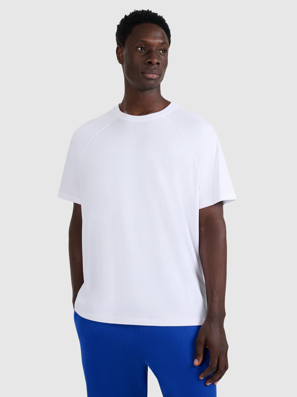 T-shirt oversize gładki męski