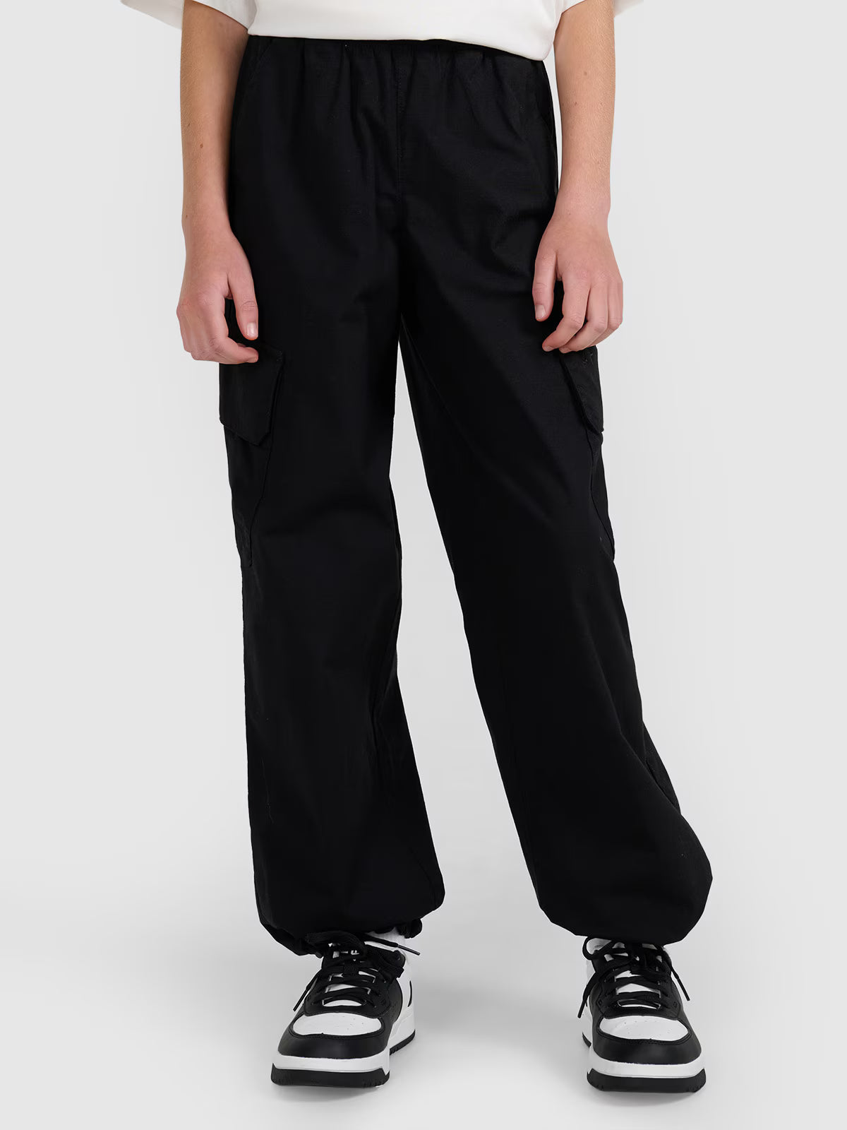 Spodnie casual cargo dziewczęce