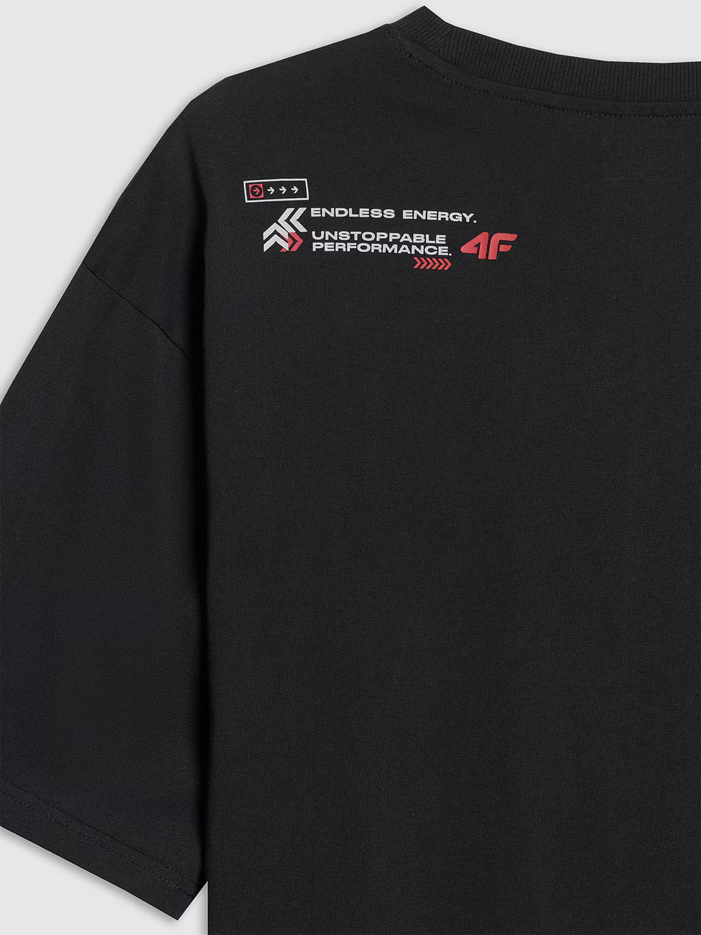 T-shirt oversize z nadrukiem męski