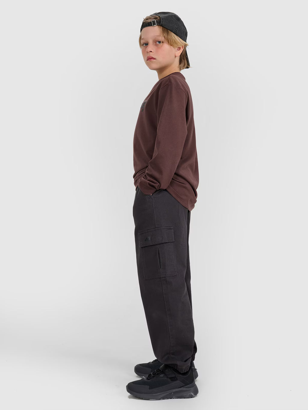 Longsleeve regular z nadrukiem chłopięcy