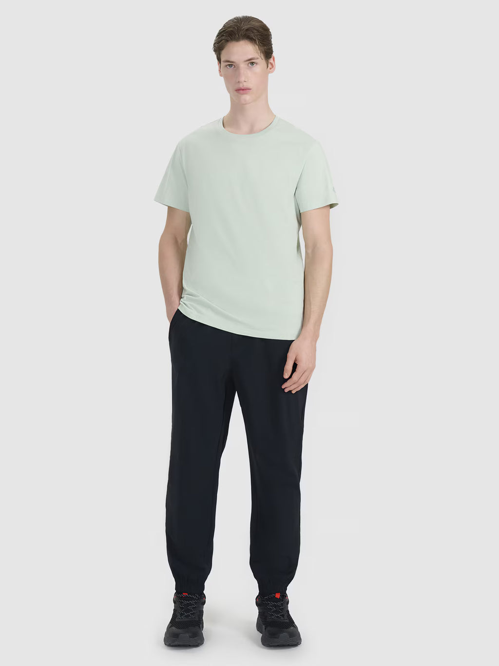 T-shirt regular z nadrukiem męski