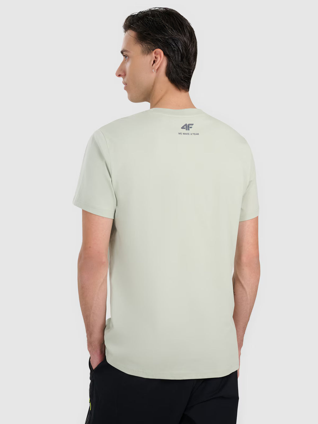 T-shirt regular z nadrukiem męski