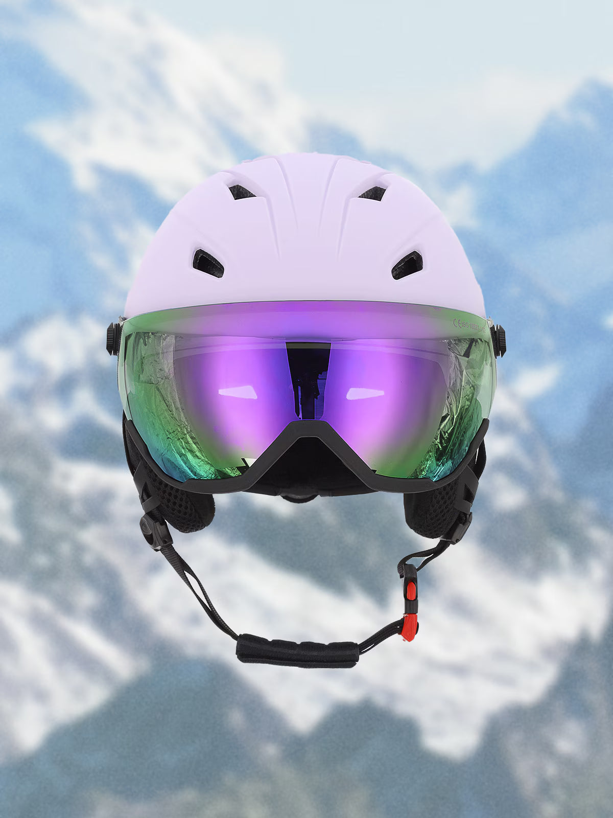 Kask narciarski z goglami uniseks