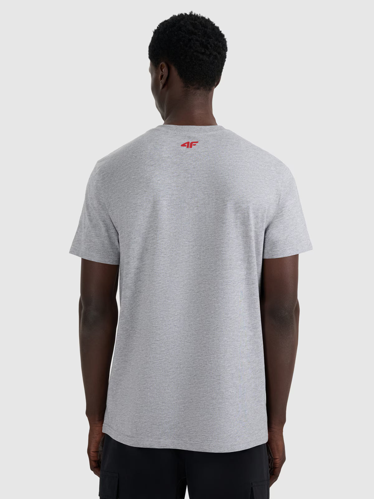 T-shirt regular z nadrukiem męski