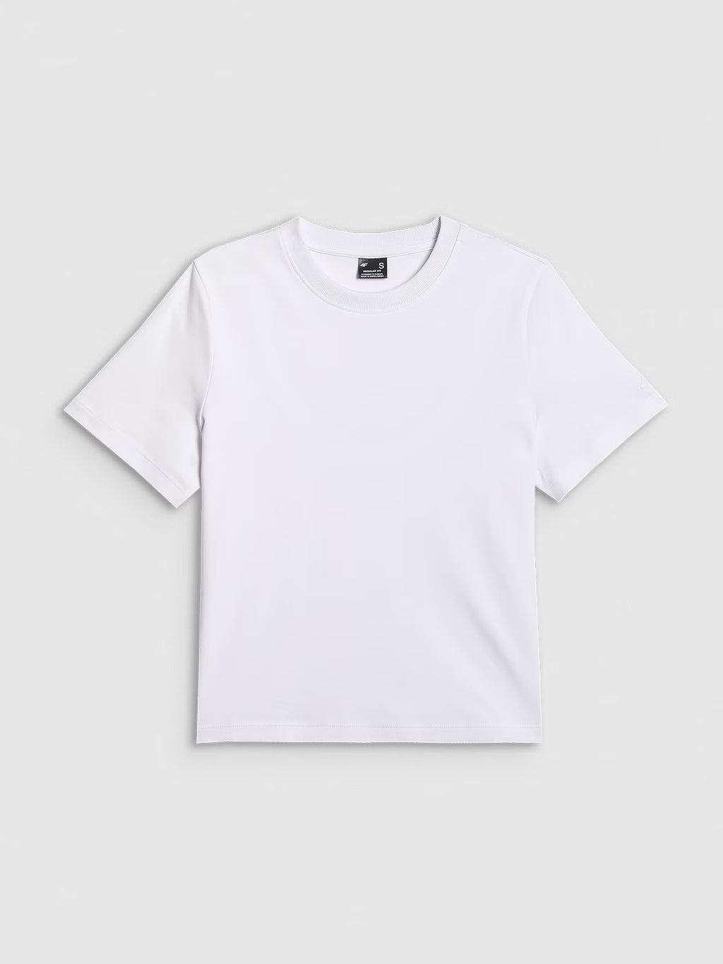 T-shirt regular gładki damski