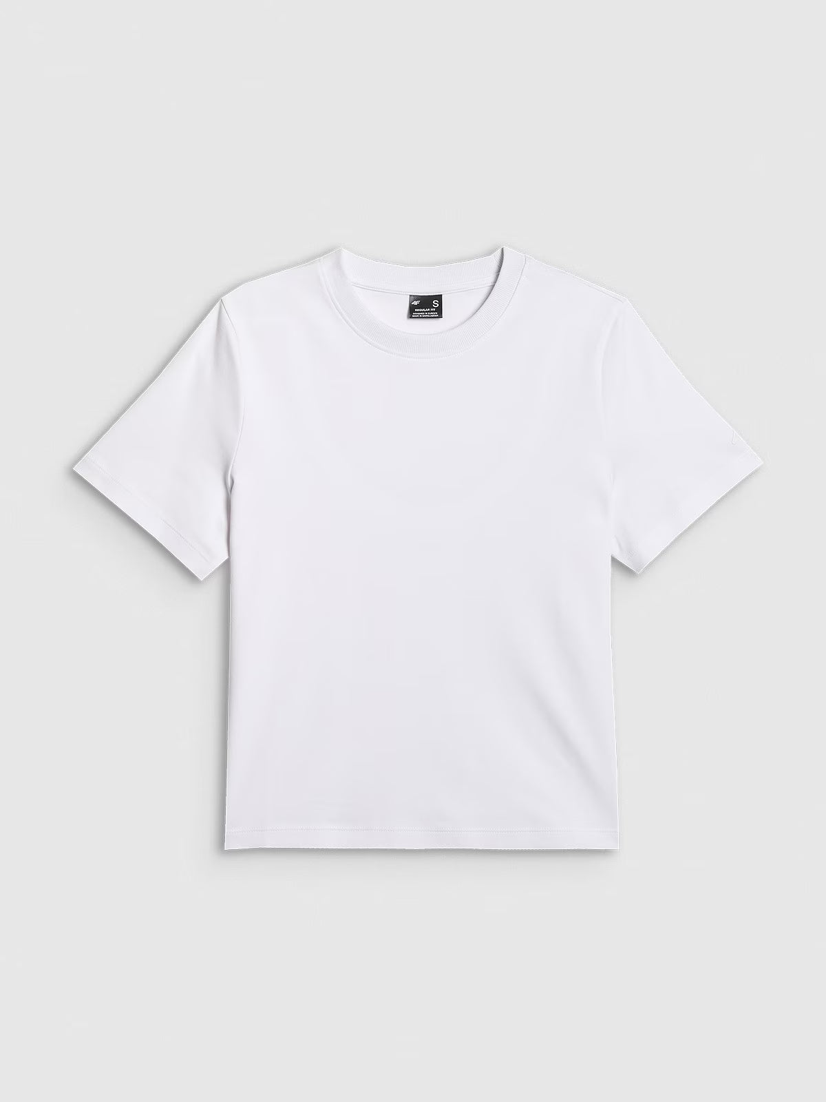T-shirt regular gładki damski