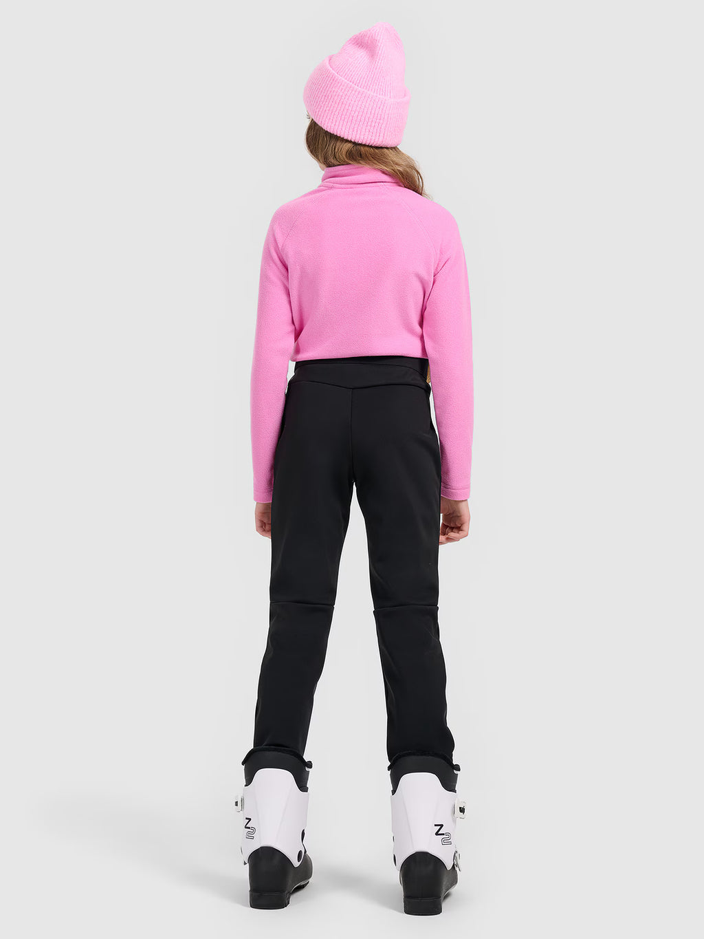 Spodnie narciarskie softshell membrana 5000 dziewczęce