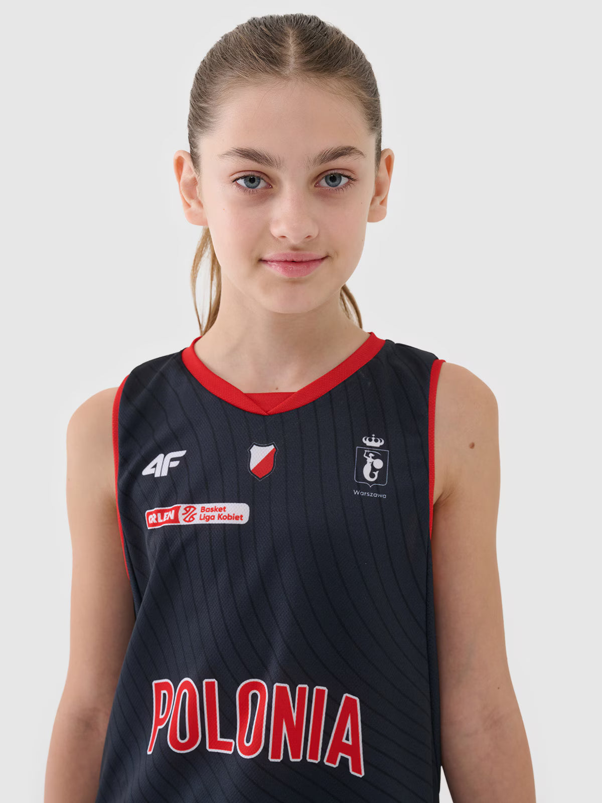 Koszulka meczowa replika domowa z sezonu 2024/25 dziecięca 4F x Polonia Warszawa