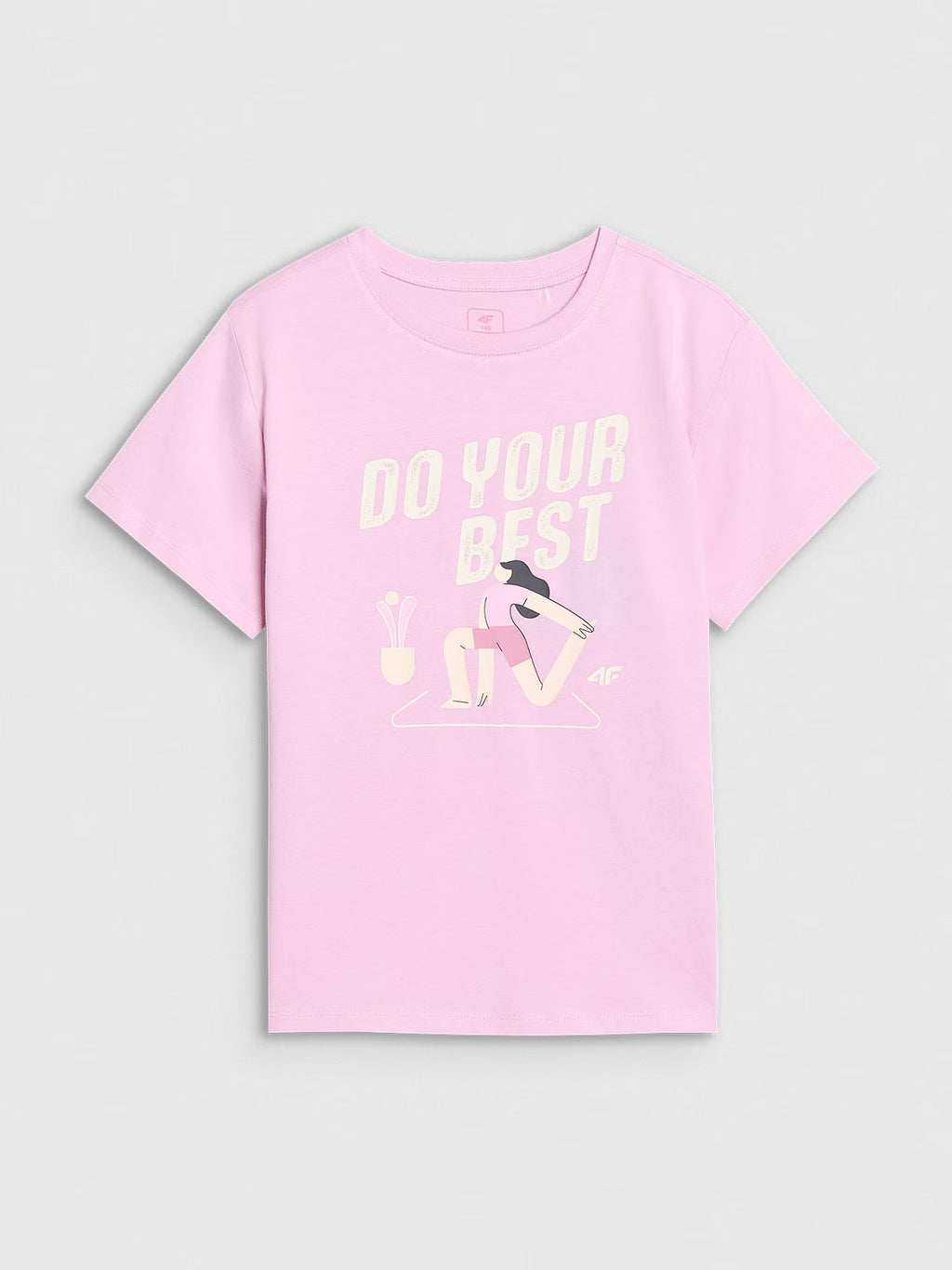 T-shirt regular z nadrukiem dziewczęcy