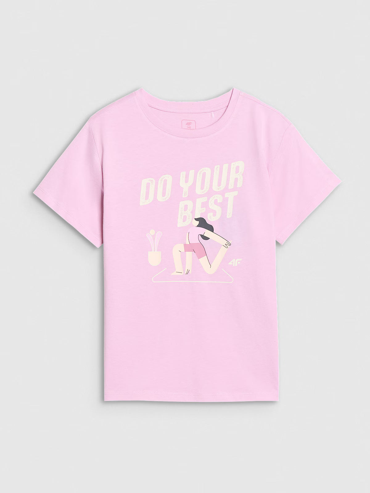 T-shirt regular z nadrukiem dziewczęcy