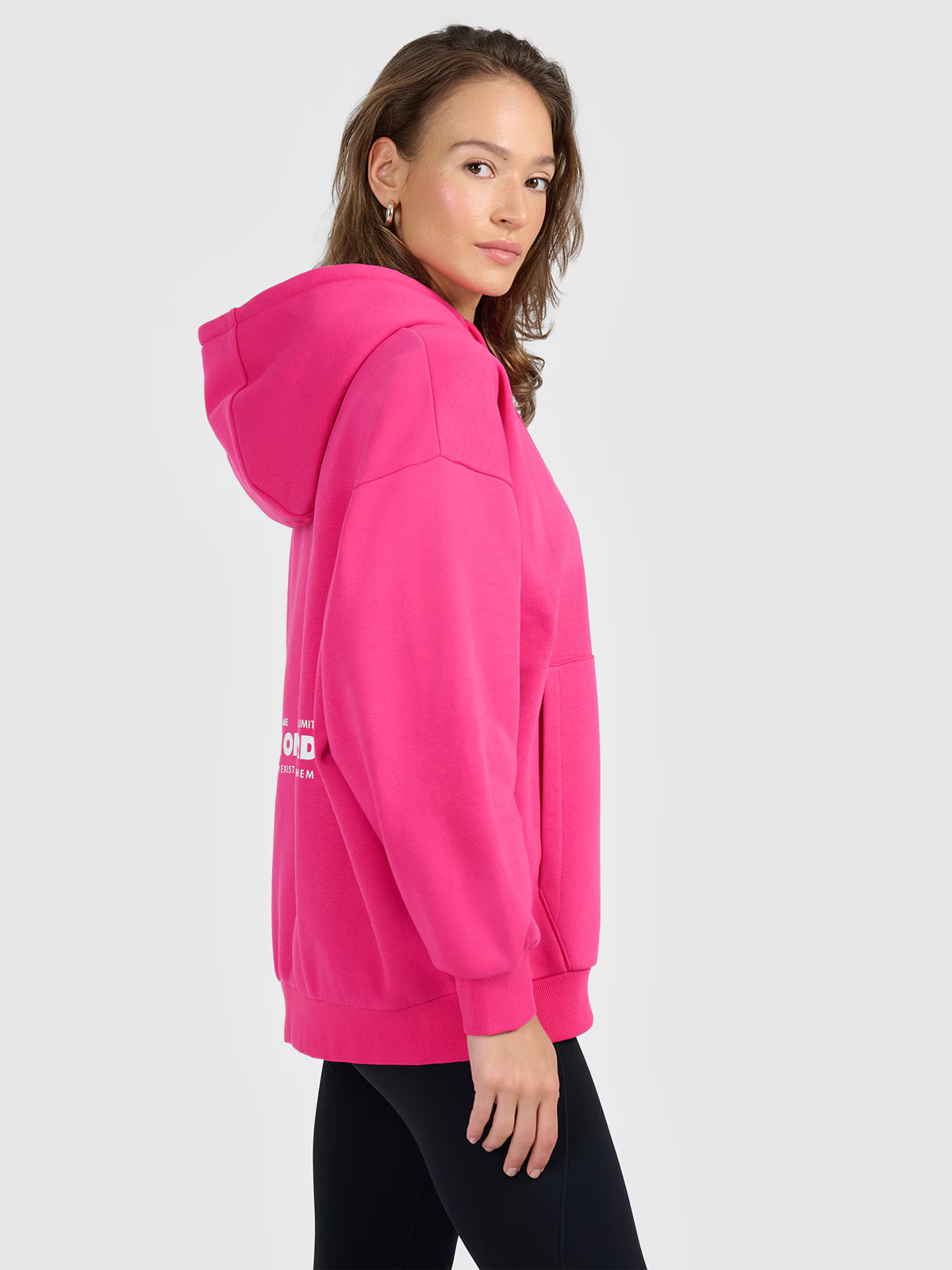 Bluza dresowa rozpinana z kapturem damska