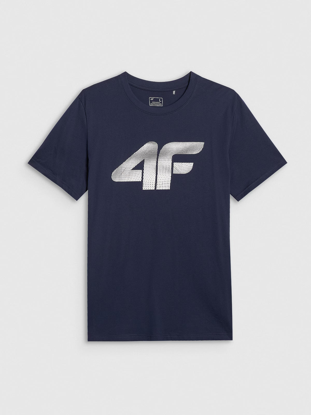 T-shirt regular z nadrukiem męski