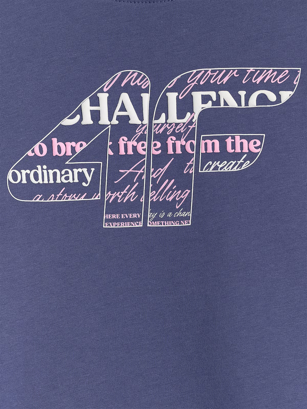T-shirt regular z nadrukiem dziewczęcy