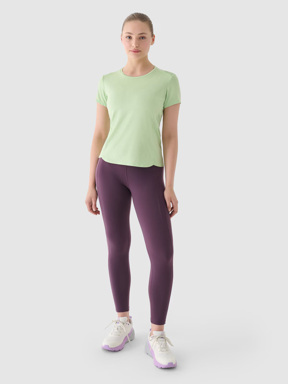 Legginsy do biegania z wysokim stanem damskie