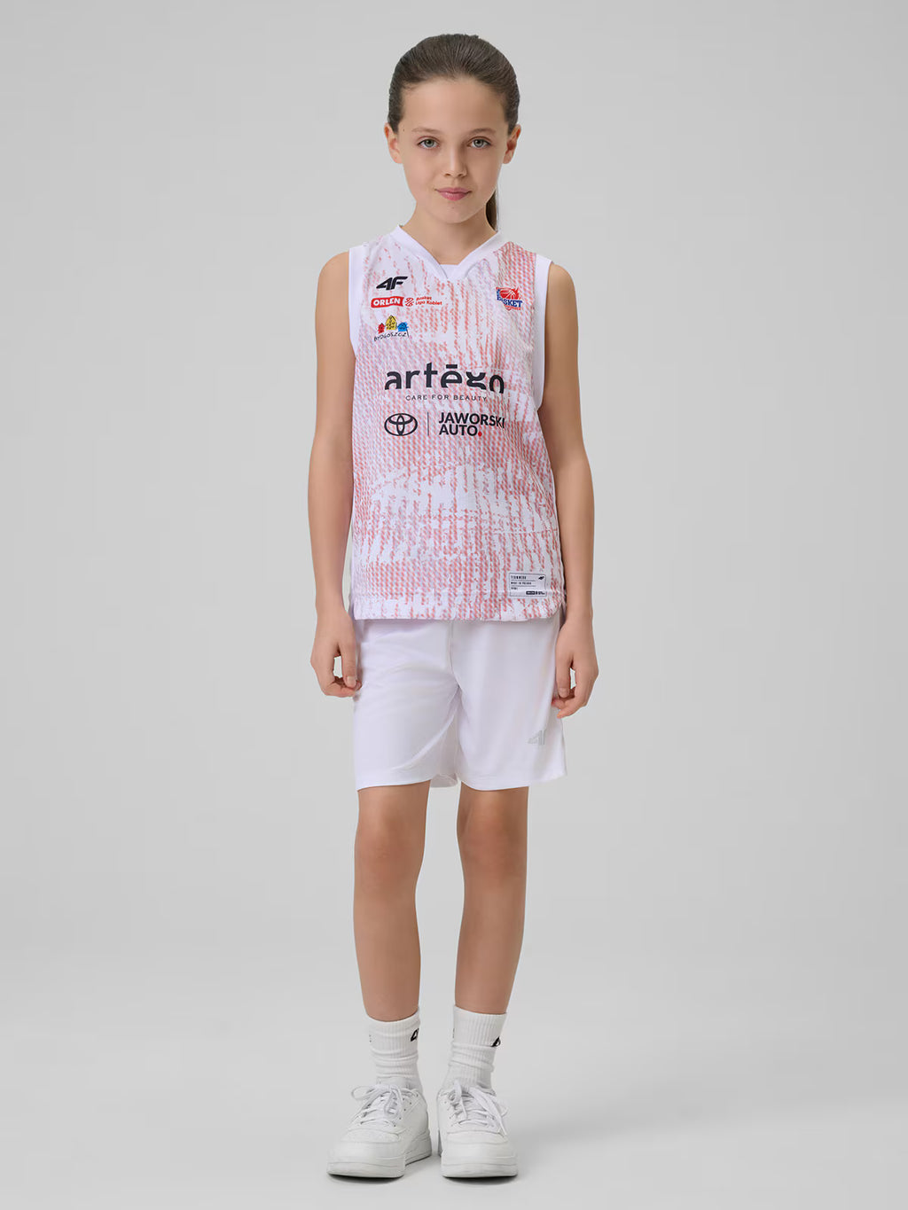 Koszulka meczowa replika wyjazdowa z sezonu 2025/26 dziecięca 4F x KS Basket 25 Bydgoszcz