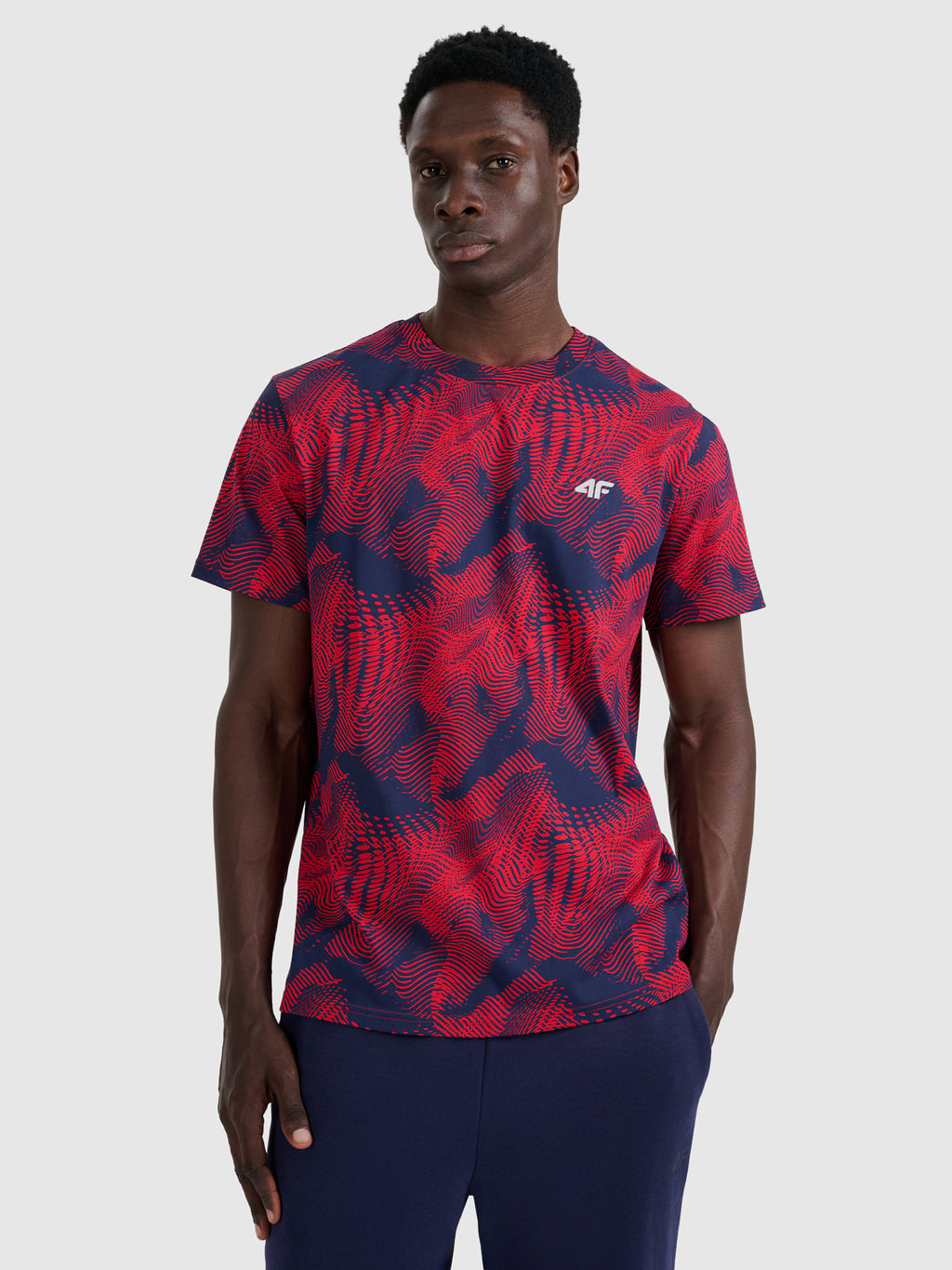 T-shirt regular z nadrukiem męski