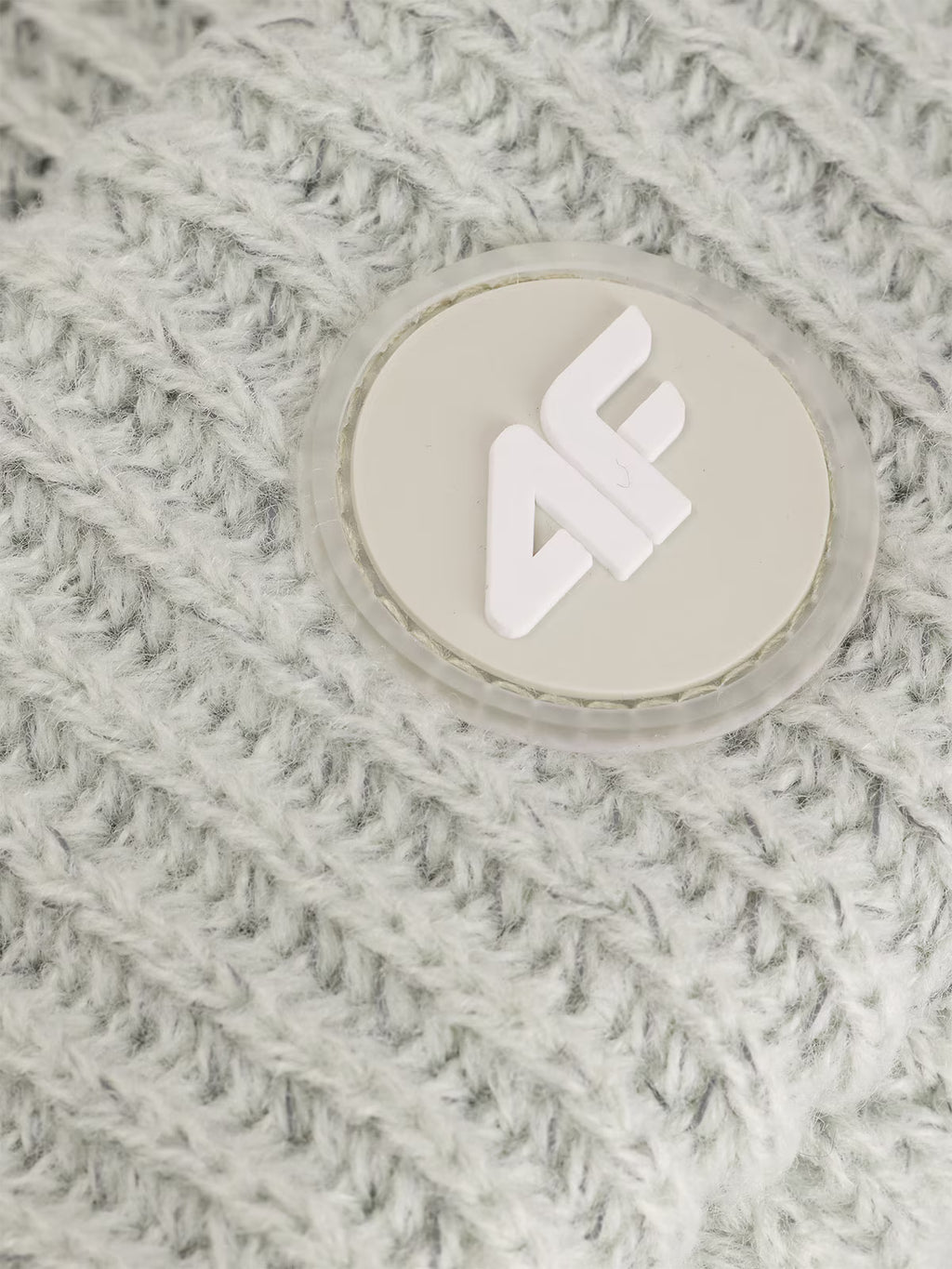 Czapka beanie odblaskowa dziewczęca