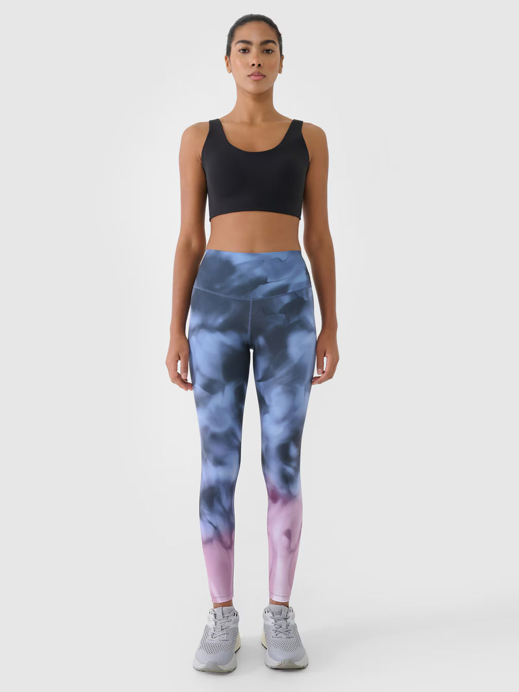 Legginsy treningowe z wysokim stanem damskie