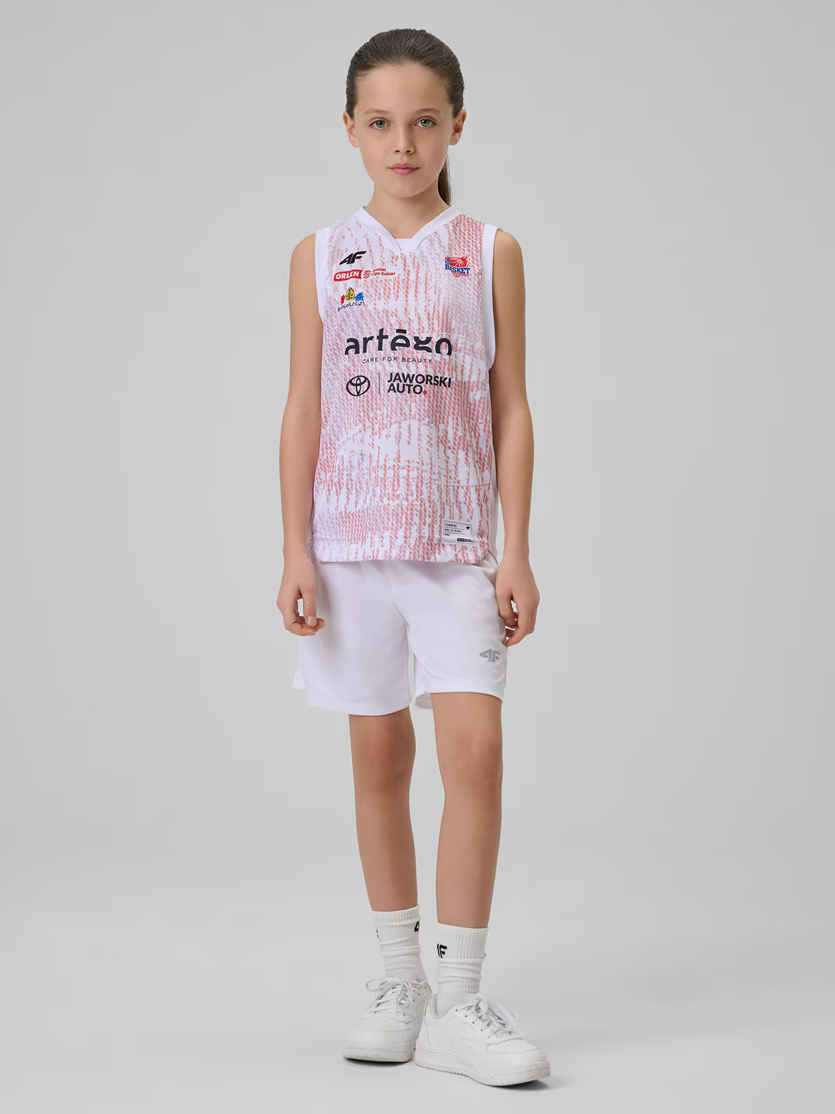 Koszulka meczowa replika wyjazdowa z sezonu 2025/26 dziecięca 4F x KS Basket 25 Bydgoszcz