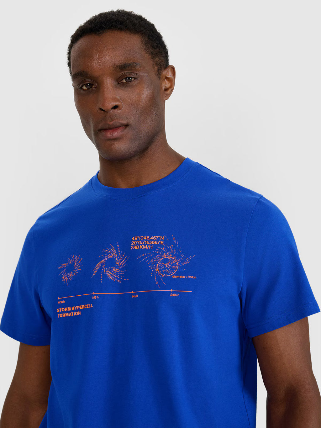 T-shirt regular z nadrukiem męski