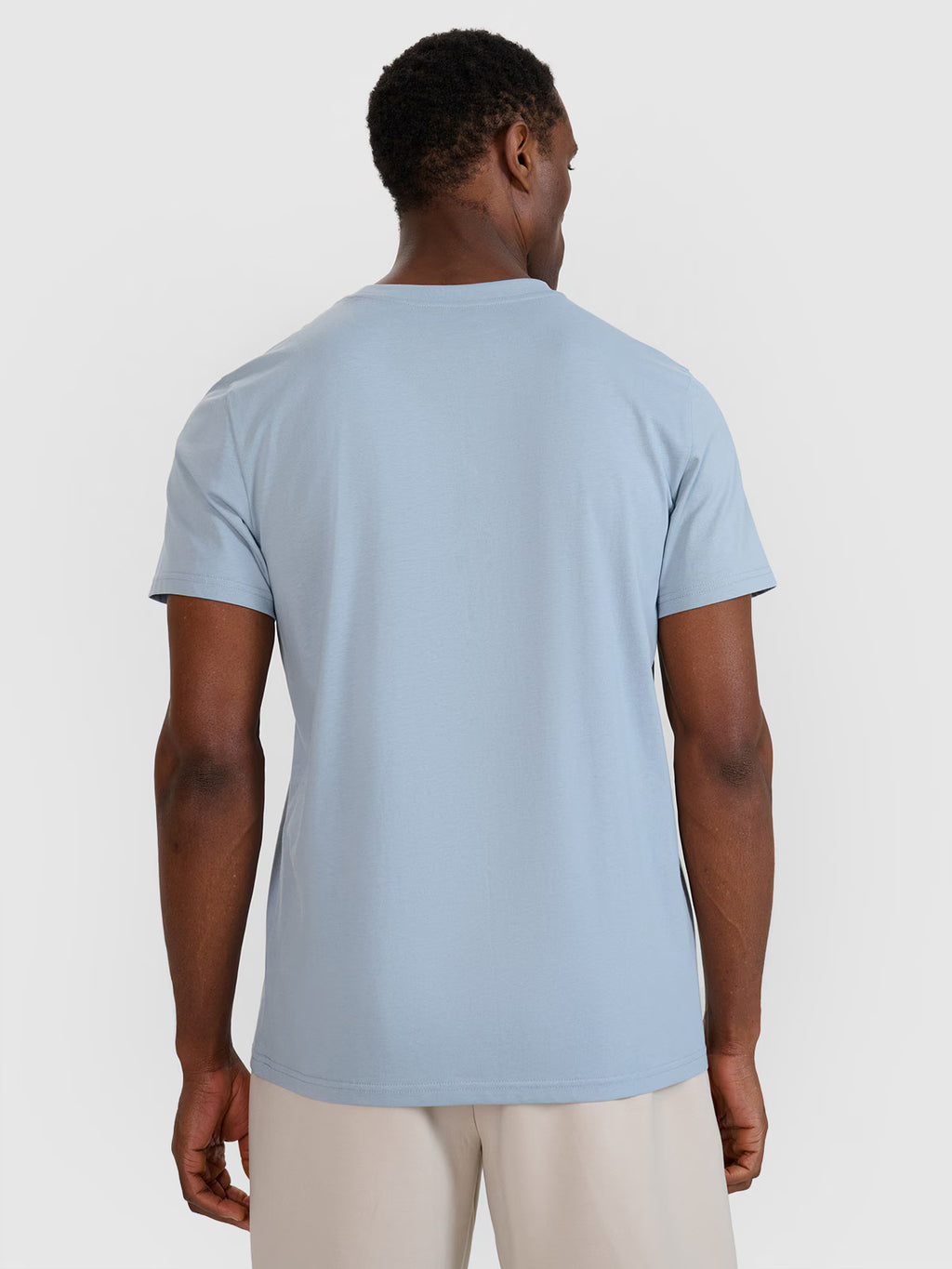 T-shirt regular gładki męski
