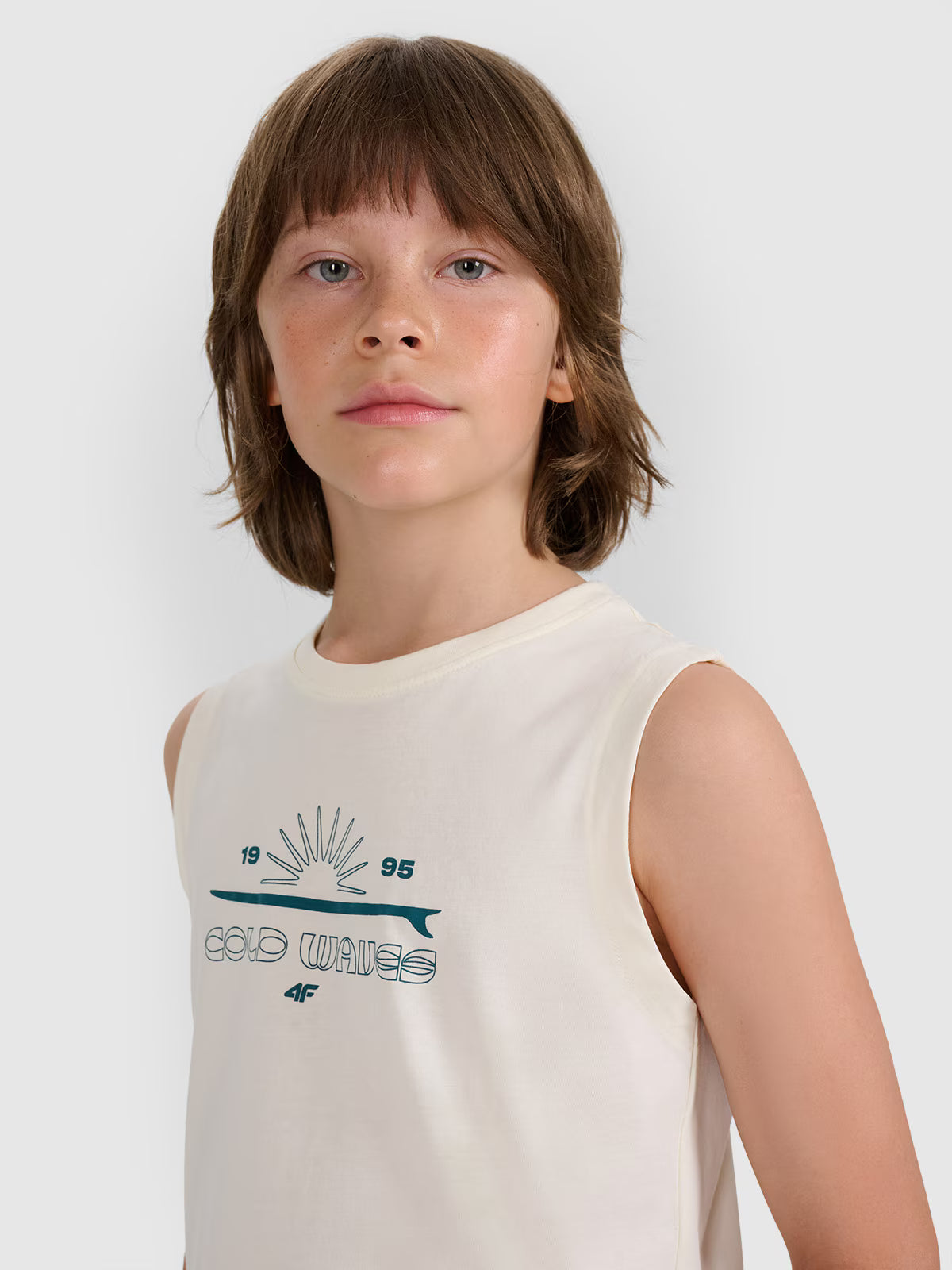 Tank top regular z nadrukiem chłopięcy