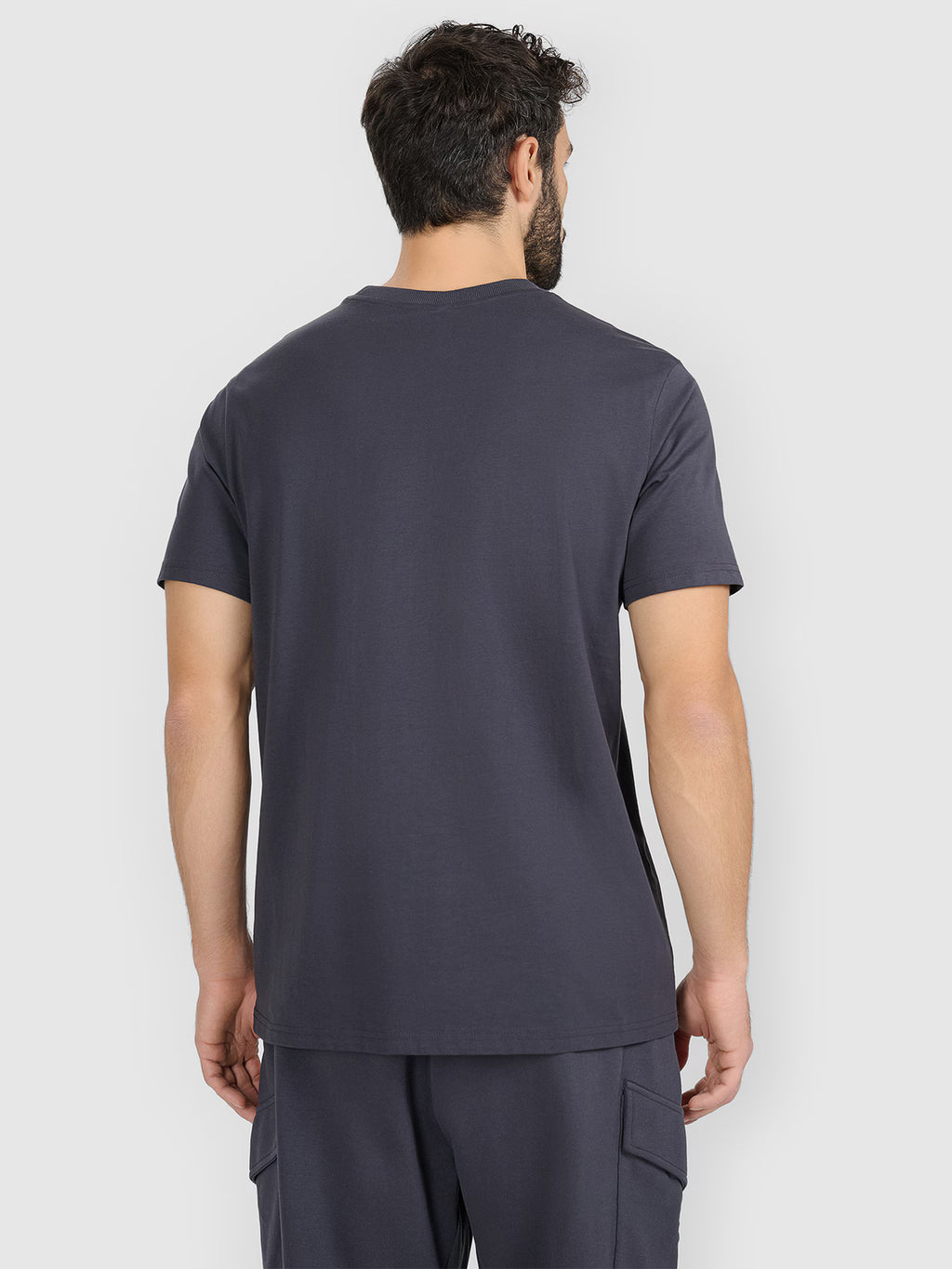 T-shirt regular z nadrukiem męski