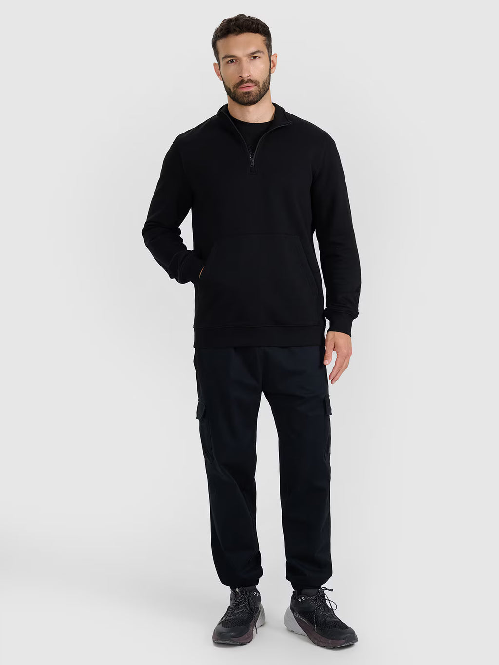 Bluza dresowa nierozpinana bez kaptura męska