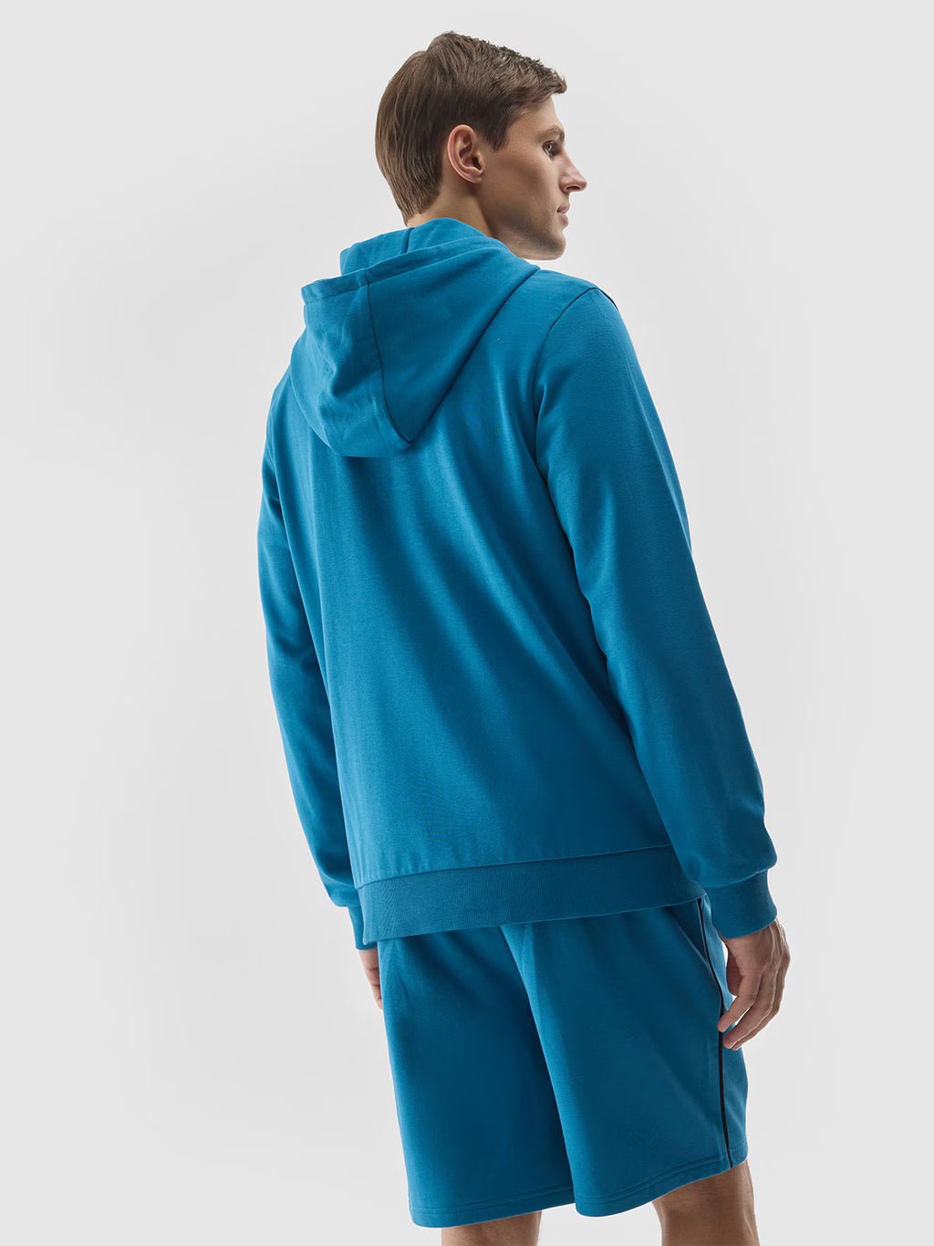 Bluza dresowa nierozpinana z kapturem męska