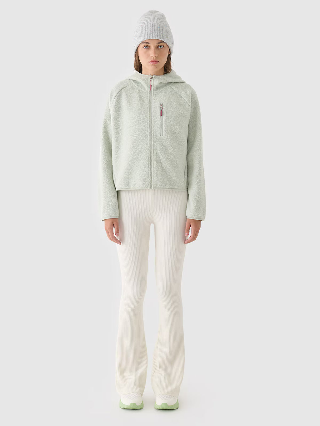 Polar sherpa z kapturem damski