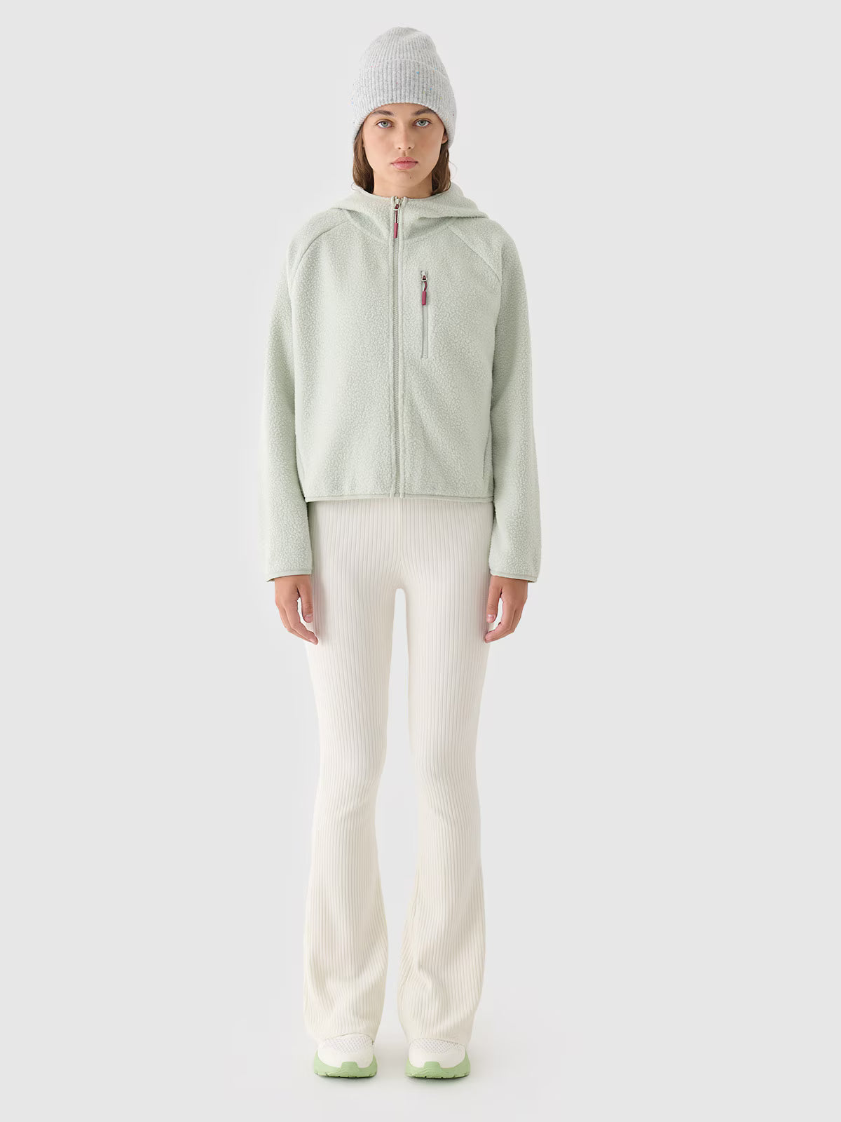 Polar sherpa z kapturem damski