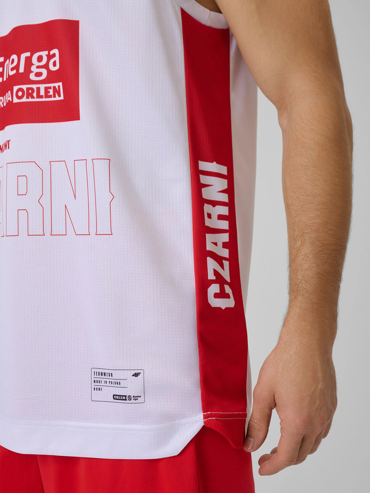 Koszulka meczowa replika domowa z sezonu 2025/26 męska 4F x Czarni Słupsk