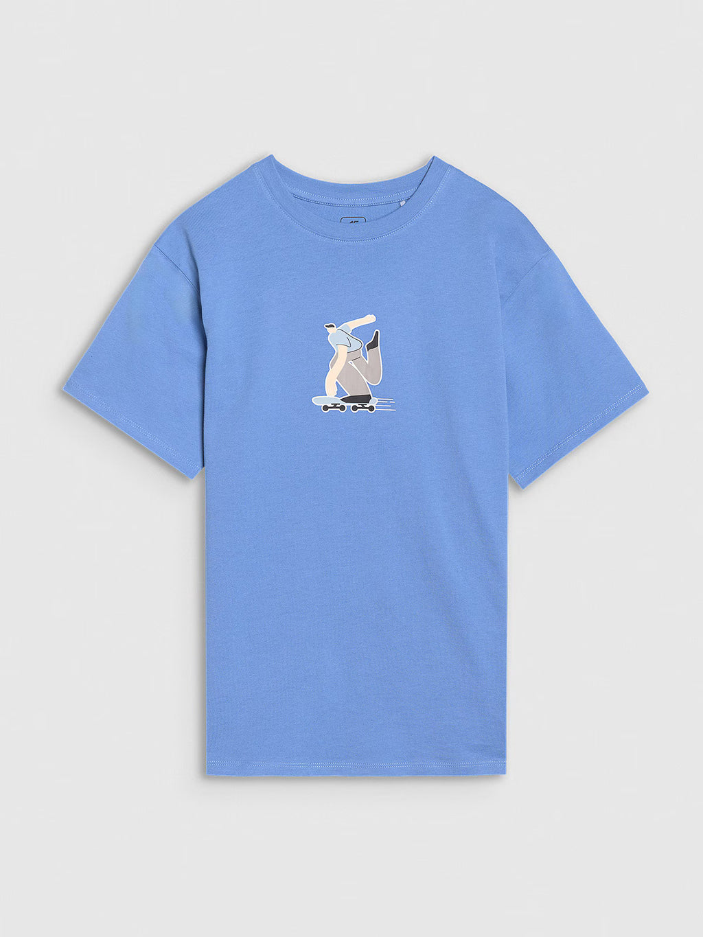 T-shirt oversize z nadrukiem chłopięcy
