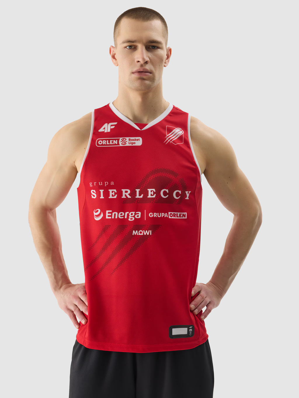 Tank top replika domowy z sezonu 2023/24 męski 4F x Czarni Słupsk