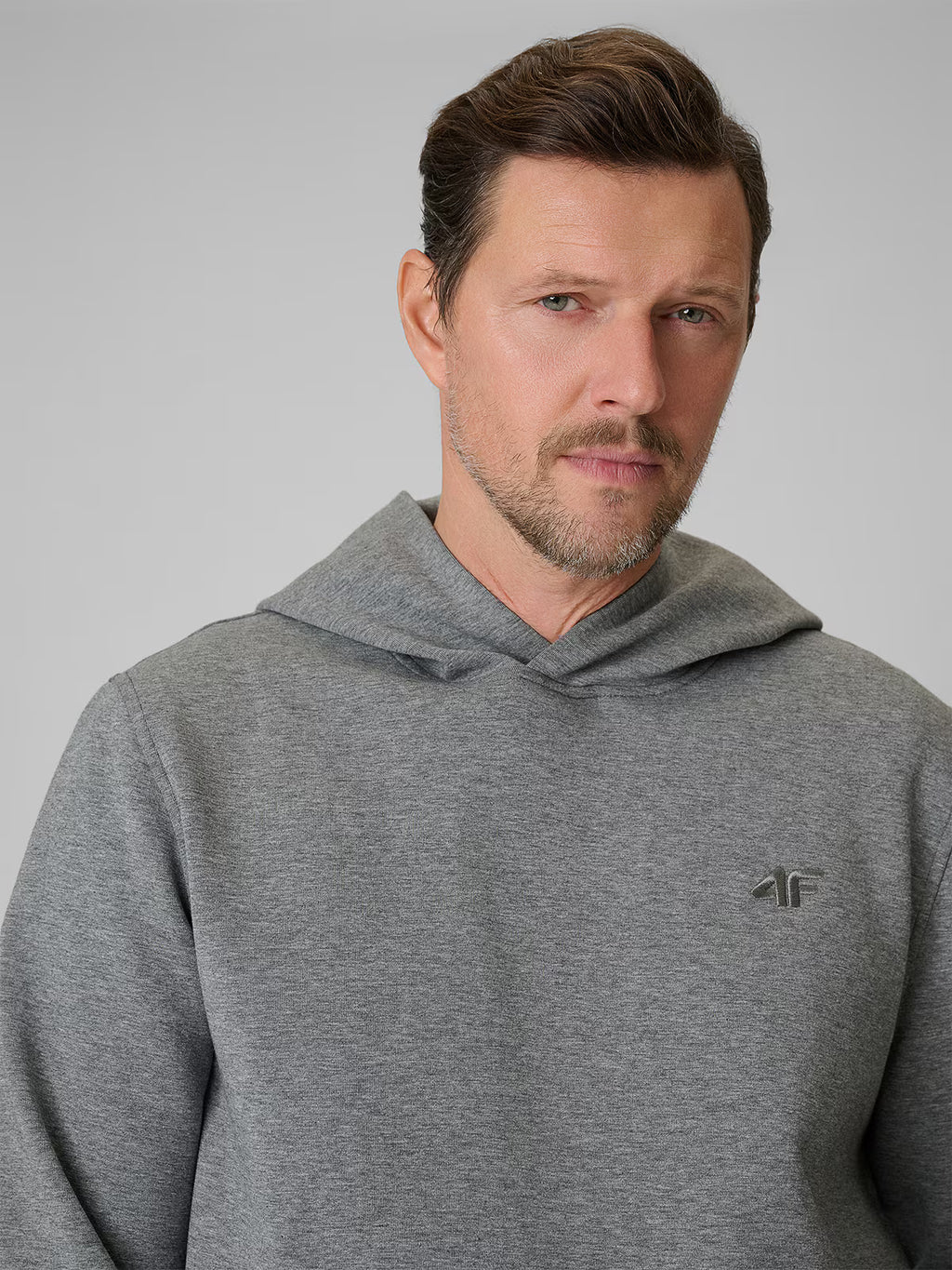 Bluza dresowa regular z kapturem męska