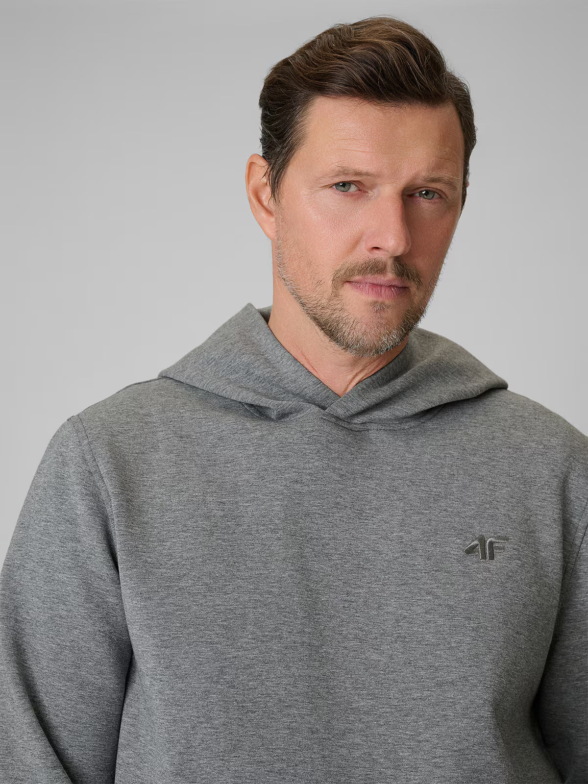 Bluza dresowa regular z kapturem męska