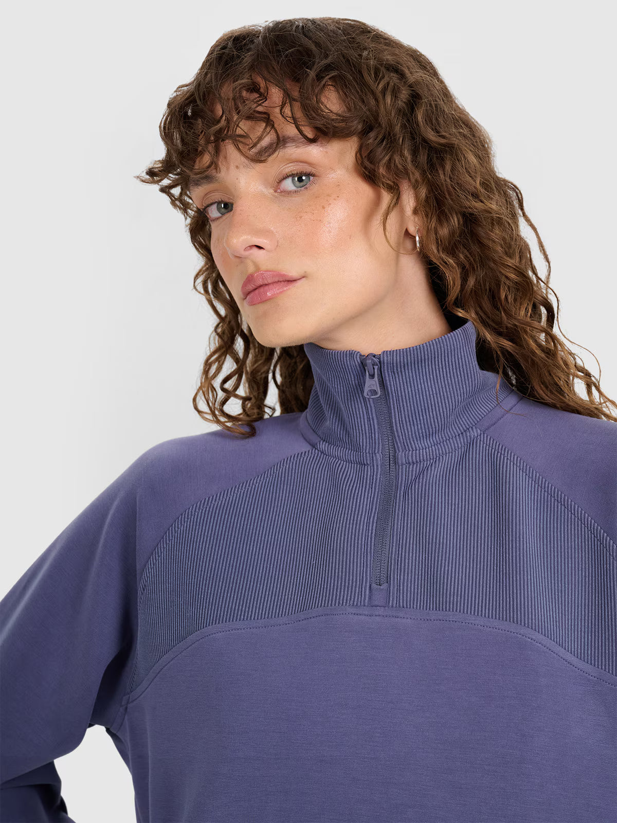 Bluza dresowa nierozpinana z modalem damska