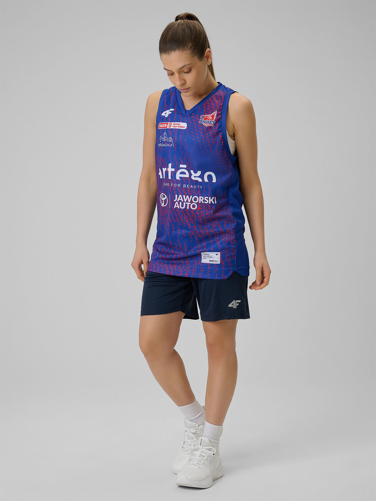 Koszulka meczowa replika wyjazdowa z sezonu 2025/26 damska 4F x KS Basket 25 Bydgoszcz