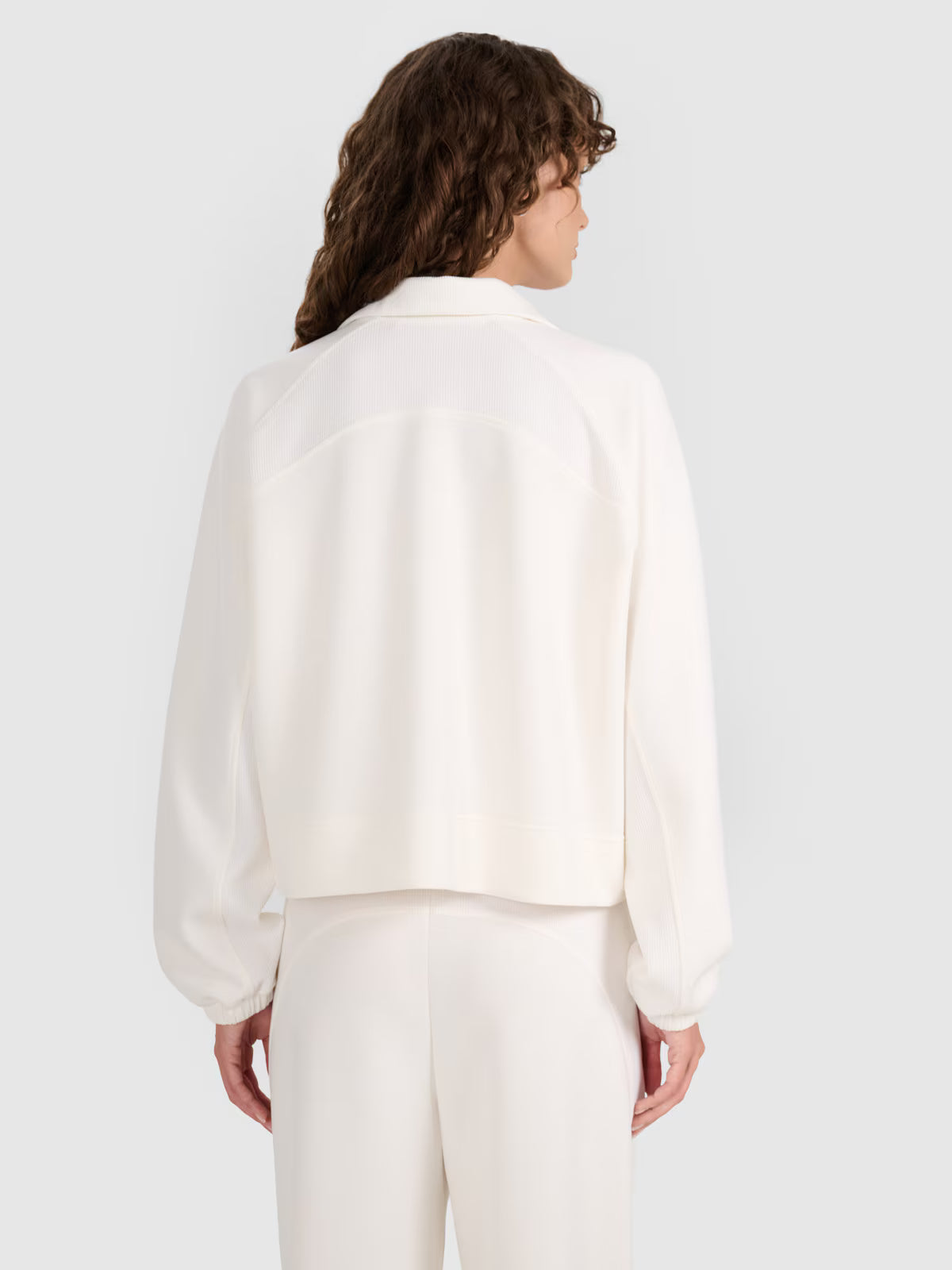 Bluza dresowa nierozpinana z modalem damska