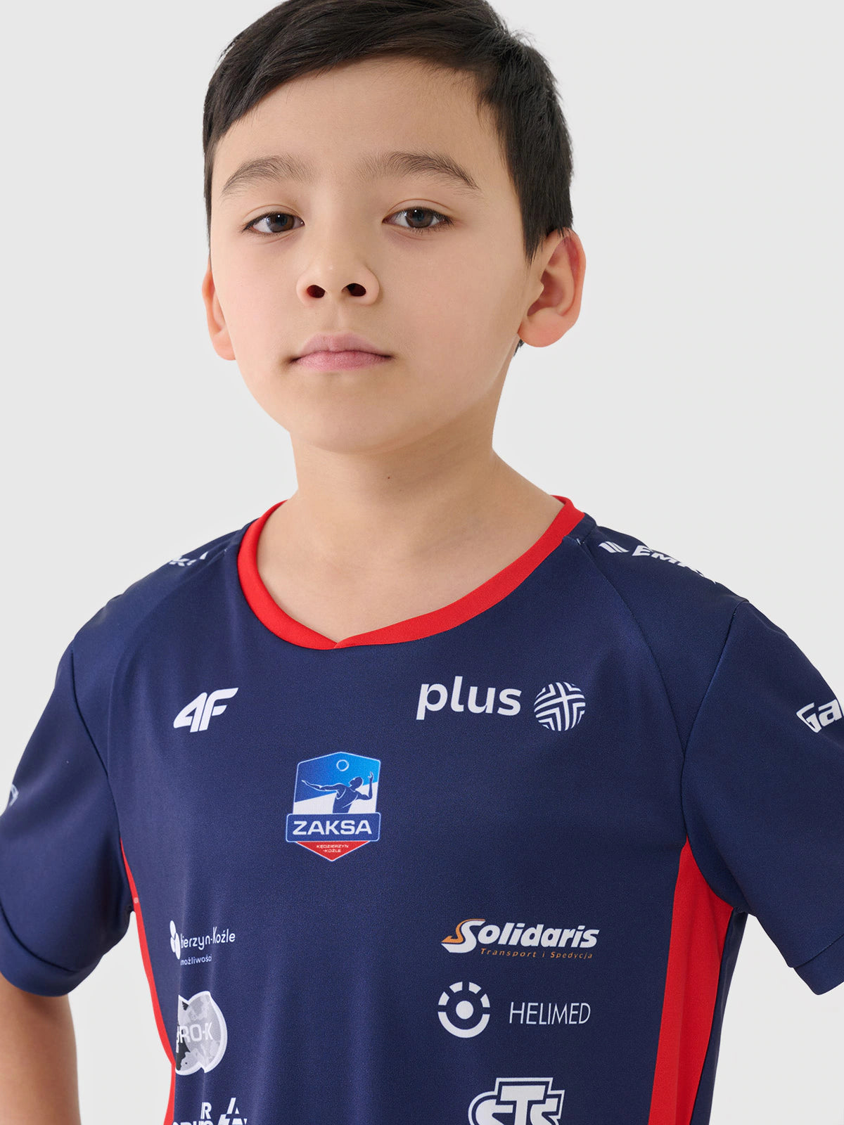 Koszulka meczowa replika wyjazdowa z sezonu 2024/2025 dziecięca 4F x Zaksa Kędzierzyn-Koźle