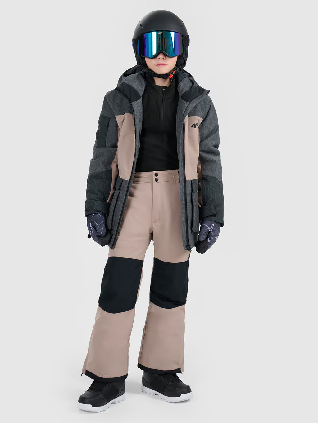 Spodnie snowboardowe membrana 10000 chłopięce