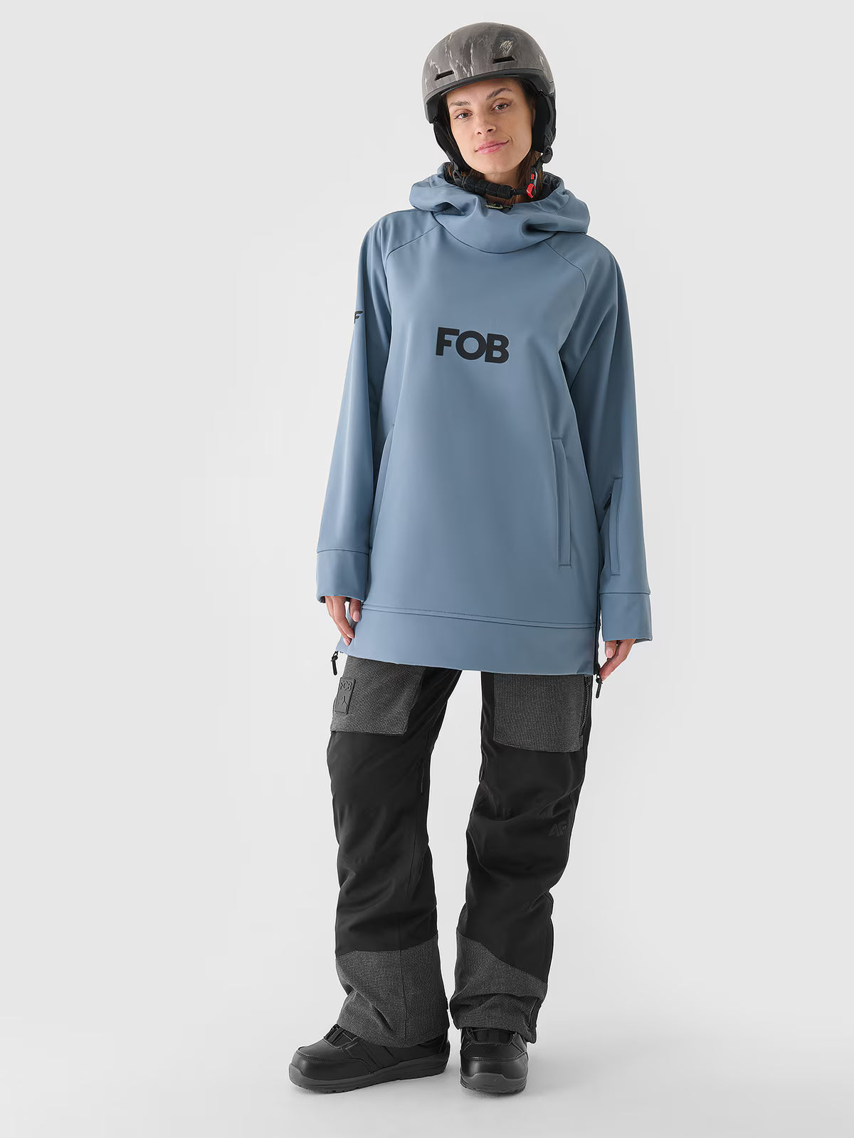 Bluza snowboardowa z softshellu membrana 5000 damska