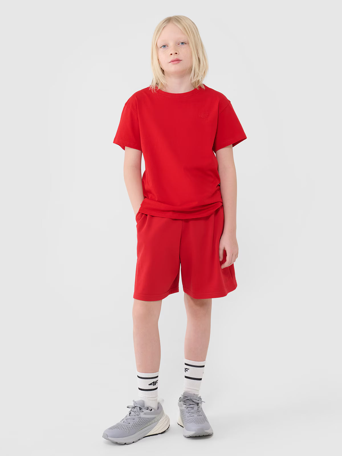 T-shirt oversize gładki chłopięcy
