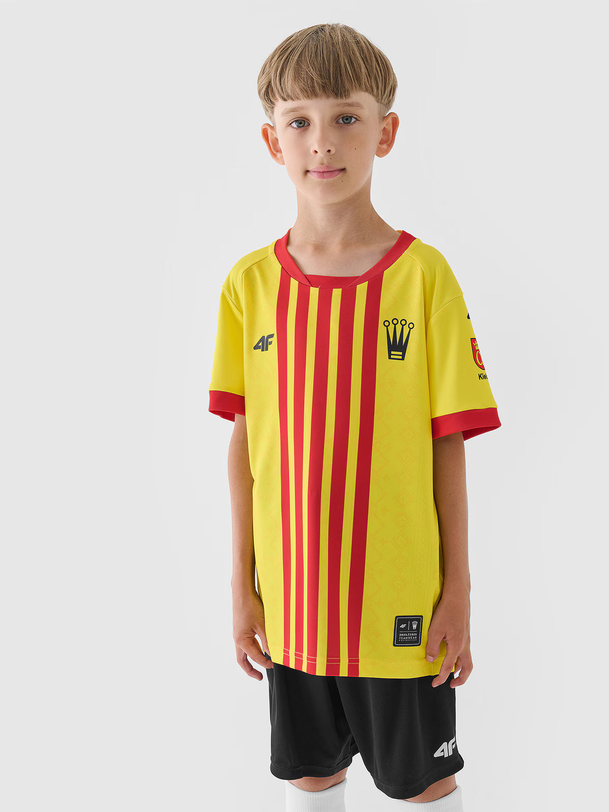 Koszulka klubowa wyjazdowa z sezonu 2024/25 chłopięca 4F x Korona Kielce