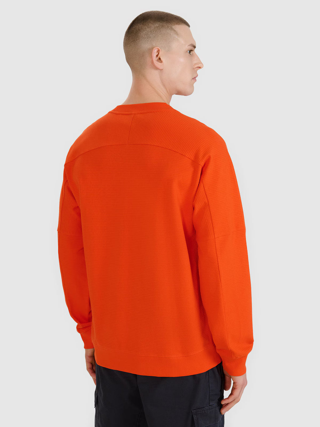 Bluza dresowa nierozpinana bez kaptura męska