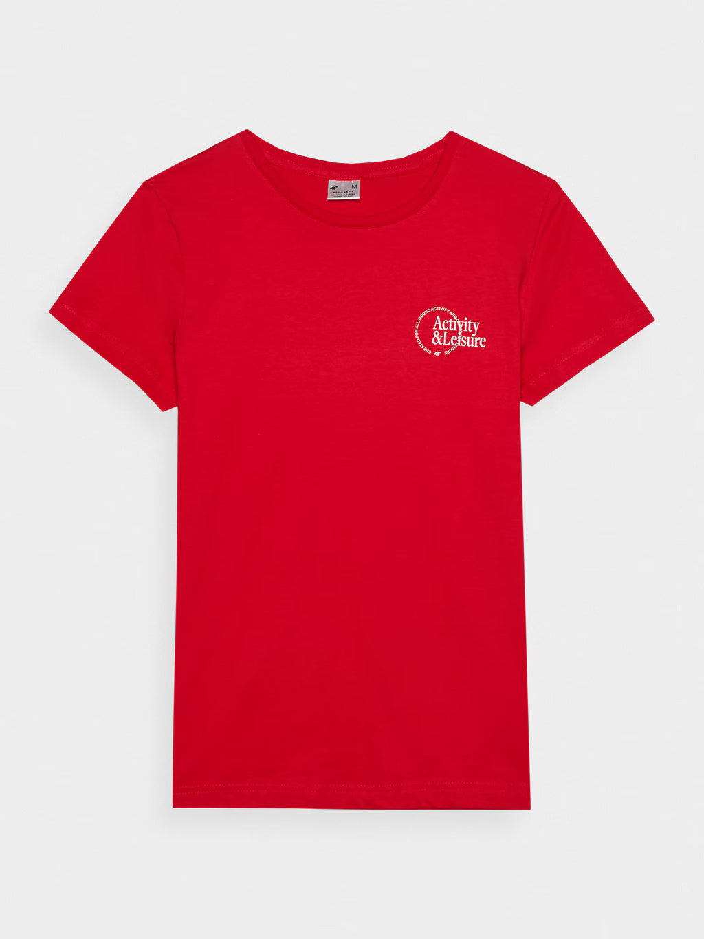 T-shirt slim z nadrukiem damski